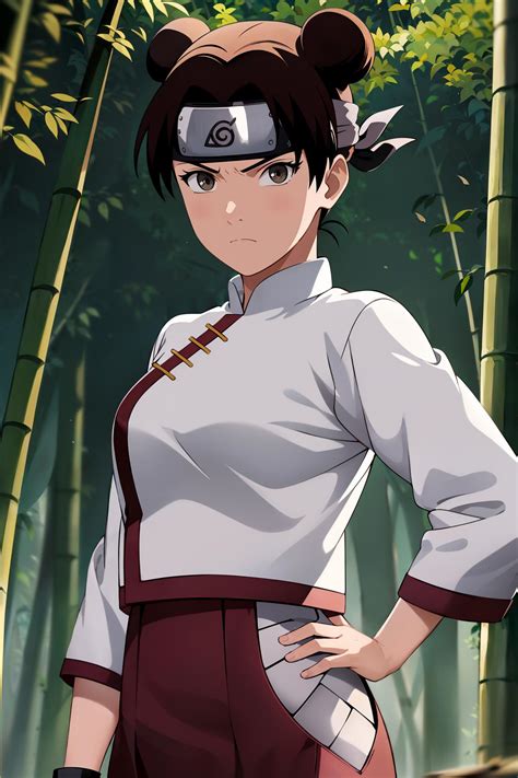 naked anime girl|Tenten (Character)